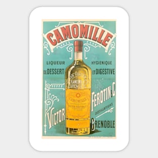 Antique Camomille Liqueur Poster Sticker